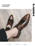 Men's Fashion Derby Shoes Lace-Up Business Office Dress Shoes for Weddings and Formal Events